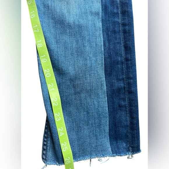 7 for all Mankind Jen7 Ankle Straight 2-Toned Jeans Size 6 - Picture 7 of 7
